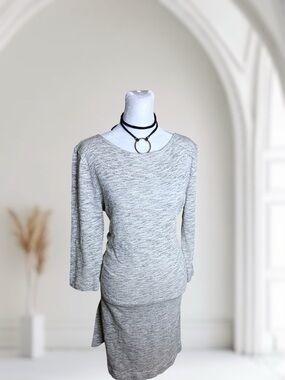 Anthropologie t.la Becky Marled Knit Tie-Waist Dress - Size Medium